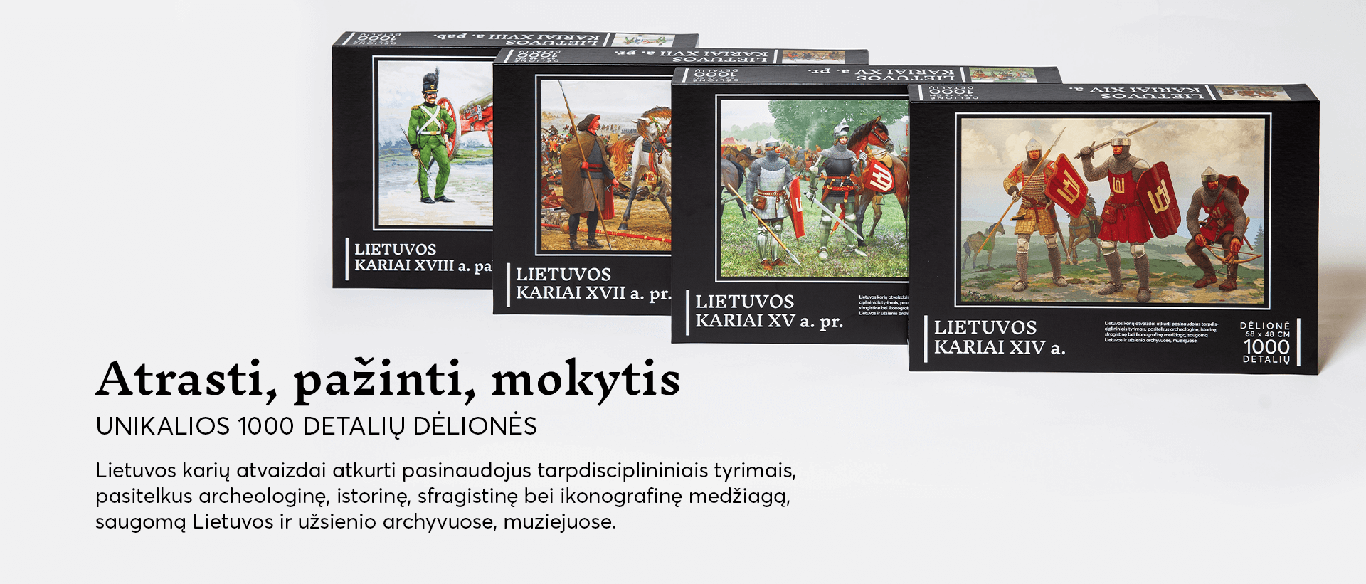Unikalios 1000 dalių dėlionės